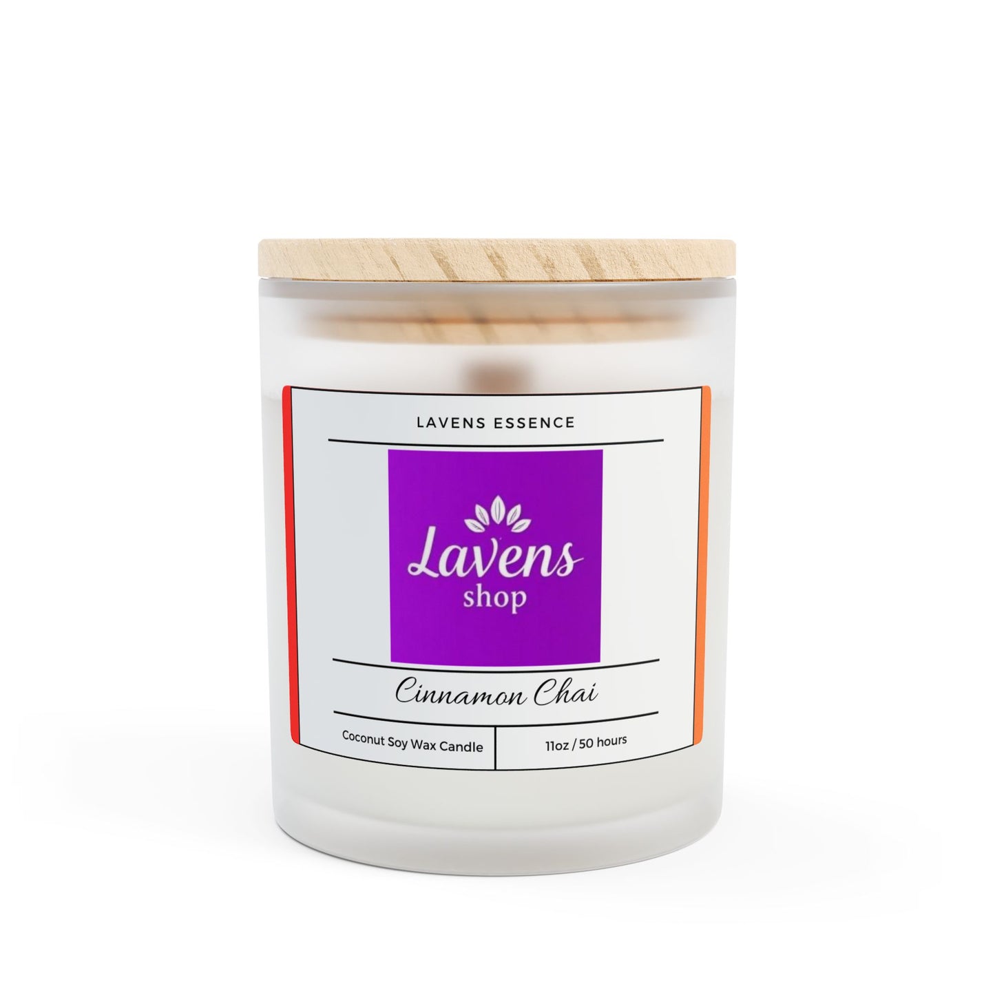 Lavens Essence Frosted Soy Wax Glass Candles 11oz 50hr+ Gift Edition