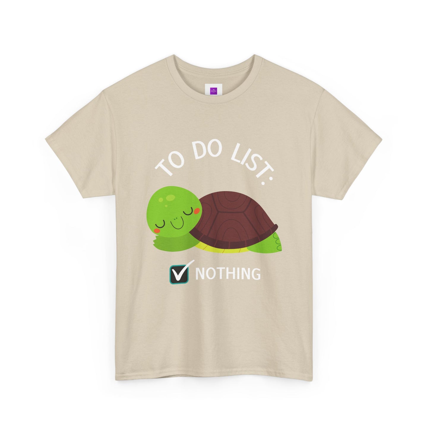 Napping Cute Turtle To Do List Nothing Unisex Premium Cotton T-shirts All sizes