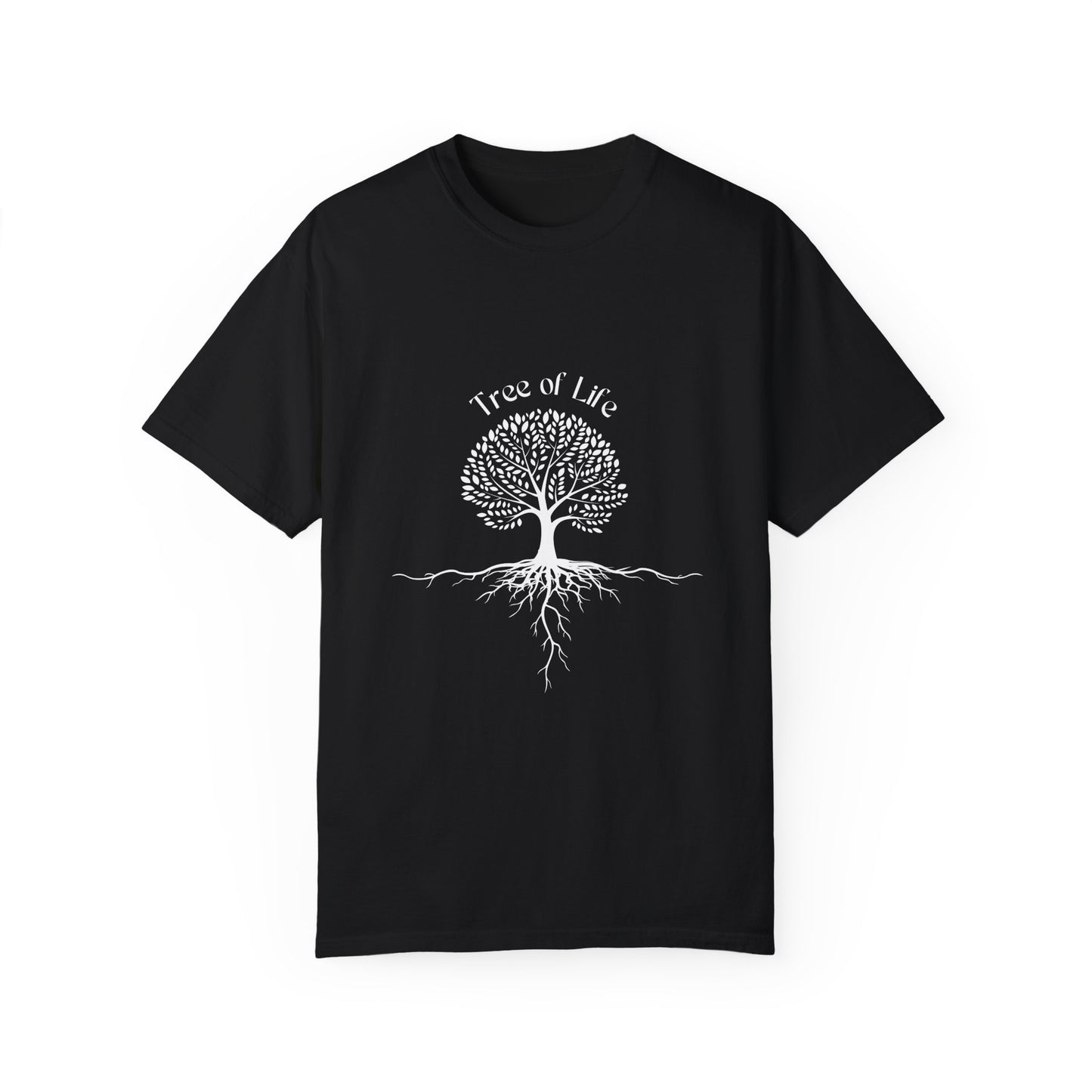 Unisex Premium 100% Cotton Tree diagaram soft comfy Garment Dyed T-shirt S-3XL